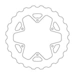 Moto Master Nitro Series Rear Brake Disc - Yamaha WRF250 2002-2018