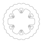 Moto Master Nitro Series Rear Brake Disc - Beta RR 125 2018-2022