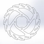 Moto Master Flame Series Rear Brake Disc - KTM SX65 2004-2022