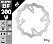 Galfer Wave Front Brake Disc - Kawasaki KXF450 2006-2014