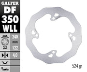 Galfer Wave Rear Brake Disc - Suzuki RMZ450 2005-2024