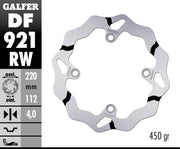 Galfer Wave Rear Brake Disc - Sherco SE-R 250 2014-2022