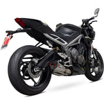 Scorpion Serket Taper Stainless Steel Exhaust For Triumph Street Triple 765 R And RS 2020-2022
