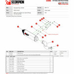 Scorpion Serket Parallel Black Ceramic Exhaust - Kawasaki Ninja 1000SX 2020 - 2021