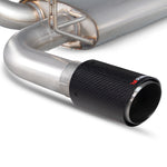 Scorpion Cat-Back Sys (Non-Res) Carbon Ascari - Fiat 500/595 Abarth 1.4 (IHI T) / 595/695 Abarth 1.4 (Garrett T) 2008 - 2018