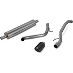 Scorpion Car Exhaust Cat-Back System (Resonated) Carbon Fibre Ascari - Volkswagen UP! Gti (Non-GPF Model) 2018 - 2021