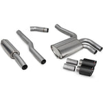Scorpion Car Exhaust Cat-Back System (Resonated) Black Ascari - Mini Cooper S F55 (Non-GPF Model) 2014 - 2018