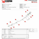 Scorpion Car Exhaust Cat-Back System (Resonated) Polised Daytona - Mini Cooper S F55 (Non-GPF Model) 2014 - 2018