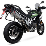 Scorpion Serket Parallel Stainless Steel Exhaust For Triumph Tiger 900 2020-2023