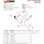 Scorpion Serket Parallel Stainless Steel Exhaust For Triumph Tiger 900 2020-2023