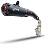 Scorpion Red Power Black Ceramic Oval Exhaust - Honda Monkey 125 2018 - 2021