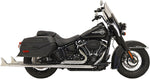 Bassani Fishtail True Dual Exhaust System - Harley Davidson FLHCS 1868 ABS 2018-2023