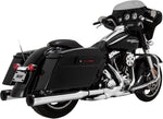 Vance & Hines Eliminator 400 Silencers For Harley Davidson FLHR 1340 1995-1998 Chrome/Black