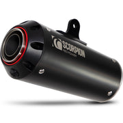 Scorpion Red Power Black Ceramic Exhaust - Yamaha YZF R 125 Full System 2021 - 2022