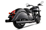 Rinehart 4" DBX40 Dual Silencers For Indian Challenger 108 2020-2025 Black