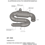 LeoVince Catalytic Converter - Yamaha MT-07 GT 2021-2022