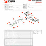 Scorpion Car Exhaust GPF-Back System (Resonated) (Electronic Valves) Polished Daytona - Audi S3 8Y Sportback 2020 - 2021