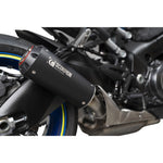 Scorpion Red Power Black Ceramic Exhaust For Suzuki GSX-S 1000 2021-2025