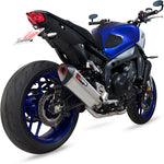 Scorpion Serket Parallel Brushed Stainless Steel Exhaust - Yamaha MT-09 Full System 2021 - 2022