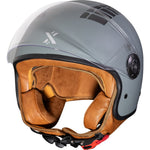 Shox Jetstream Solid Open Face ECE R22.06 Motorcycle Helmet