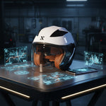 Shox Defender Patrol Open Face ECE R22.06 Motorcycle Helmet