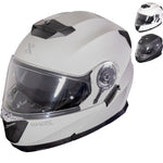 Shox Destination Solid Flip Front ECE R22.06 Motorcycle Helmet