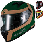 Shox Rapid Advance Motorcycle Helmet
