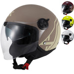 Shox Interceptor SV Delta Open Face Motorcycle Helmet