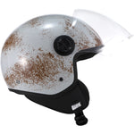 Shox Interceptor Rust Open Face Motorcycle Helmet