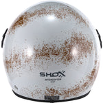 Shox Interceptor Rust Open Face Motorcycle Helmet