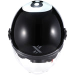 Shox Interceptor 8 Ball Open Face Motorcycle Helmet