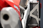 AXP Radiator Braces - Honda CRF250RX 2022-2024 - Aluminium/Red/Silver