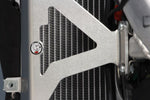 AXP Radiator Braces - Honda CRF250RX 2022-2024 - Aluminium/Red/Silver