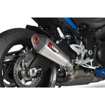 Scorpion Serket Taper Satin Titanium Oval Exhaust For Suzuki GSX-S1000 inc FA 2015-2020
