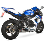 Scorpion Serket Taper Stainless Oval Exhaust - Suzuki GSXR 600 & 750 K6/K7 2006 - 2007