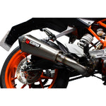 Scorpion Serket Taper Titanium Oval Exhaust For KTM DUKE 390 3/4 System 2013-2016