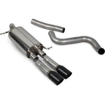 Scorpion Car Exhaust GPF-Back System (Non-Resonated) (Non-Valved) Daytona Black - Ford Fiesta ST MK8 - 2018 - 2020