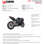 Scorpion RP-1 GP Carbon Exhaust For Honda CBR 250 RR 2017-2019