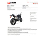 Scorpion Serket Taper Titanium Exhaust For KTM Duke 125 2017-2020