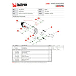 Scorpion Serket Taper Titanium Exhaust For KTM Duke 125 2017-2020