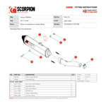 Scorpion Serket Parallel Carbon Fibre Exhaust For Honda CBR 500R 2016-2018