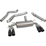 Scorpion Car Exhaust Cat-Back System (Resonated) (Electronic Valve) Daytona Black - BMW M2 F87 2016 - 2018