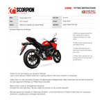 Scorpion RP-1 GP Full System Satin Titanium Exhaust - Suzuki GSX-S 125 2017 - 2021