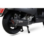 Scorpion Serket Parallel Black Ceramic Exhaust For Vespa GTS 300 2005-2017