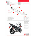 Scorpion Serket Parallel Titanium Exhaust For Honda CB 500 F-X 2013-2015