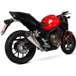 Scorpion Serket Taper Stainless Steel Exhaust For Honda CB 500 F/X 2016-2018