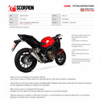 Scorpion Serket Taper Titanium Exhaust For Honda CB 500 F/X 2016-2018