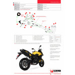 Scorpion Serket Taper Carbon Fibre Exhaust For Kawasaki Versys 650 2015-2018