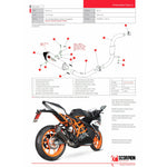Scorpion Serket Taper Carbon Fibre Exhaust - KTM RC 125 2013 - 2016