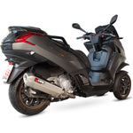 Scorpion Serket Parallel Stainless Steel Exhaust For Peugeot Metropolis 400 2013-2017